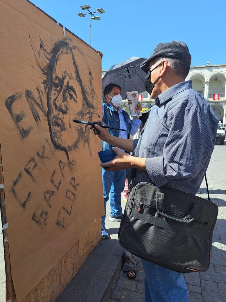 Protesta artística por desigualdad salarial