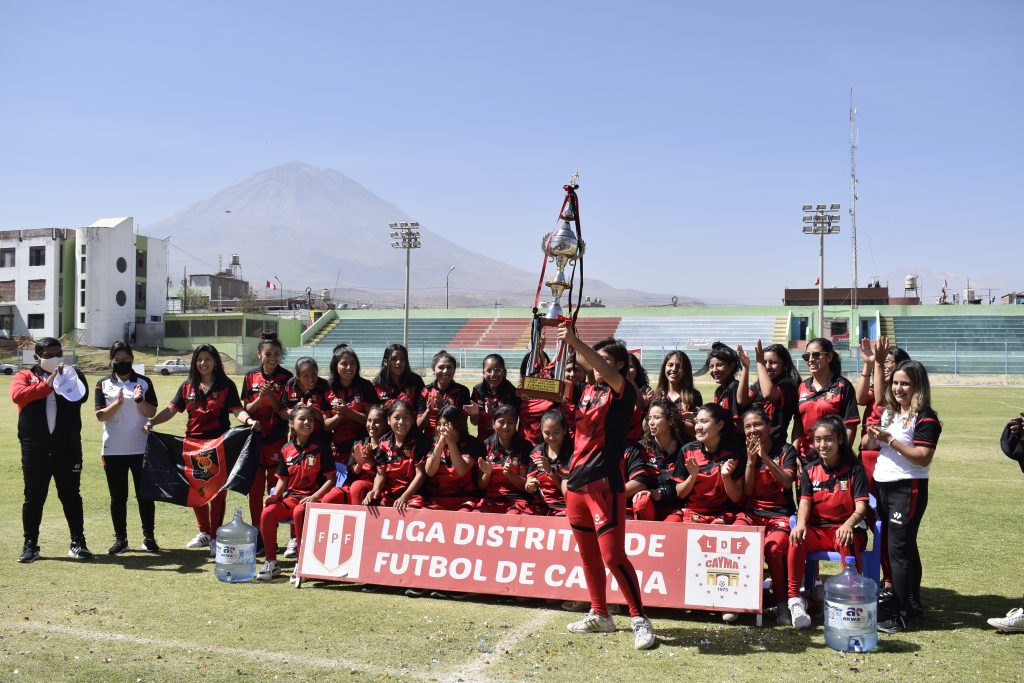 FBC Melgar se coronó campeón de la Liga Distrital de Fútbol Femenino en Cayma.