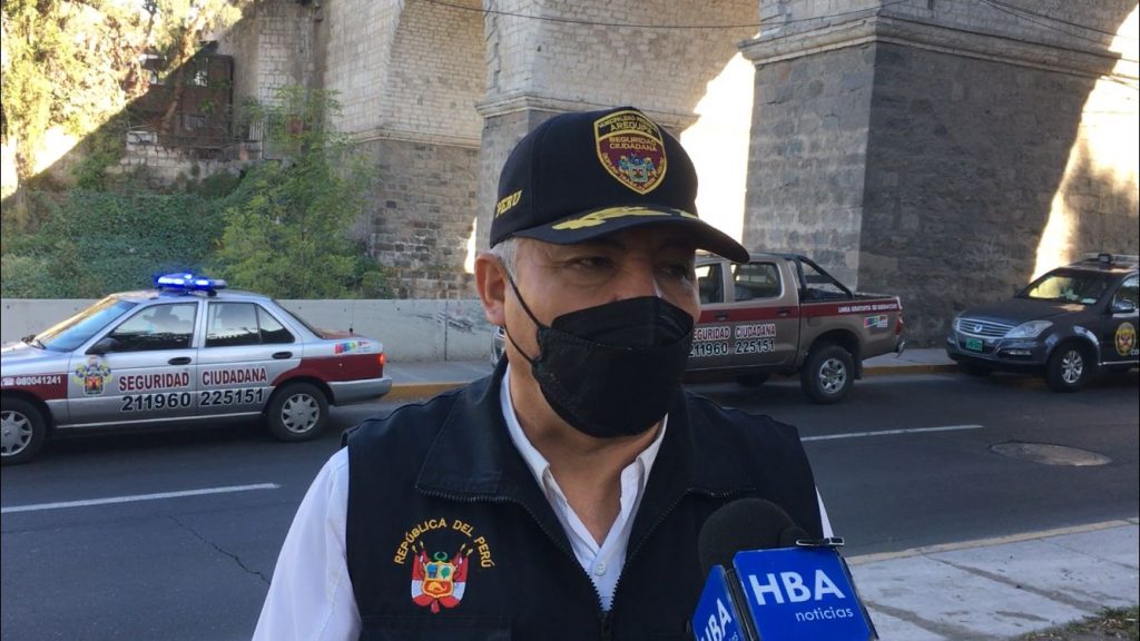 Diego Chirinos, Gerente de la Seguridad Ciudadana de la Municipalidad Provincial de Arequipa. Foto: HBA Noticias / Gerardo Ramos