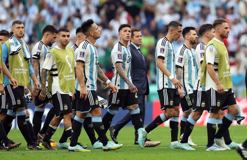 Argentina perdió sorpresivamente ante Arabia Saudita.