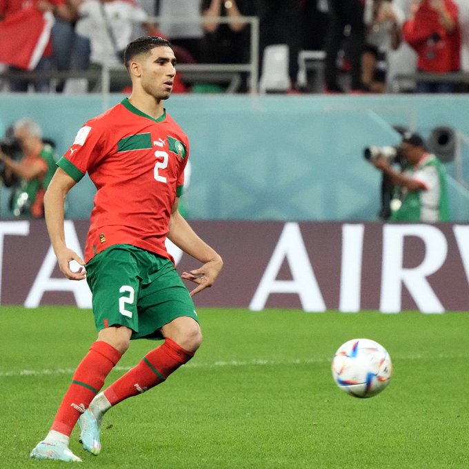 Hakimi picó su penal y clasificó a Marruecos a los cuartos de final en Catar.