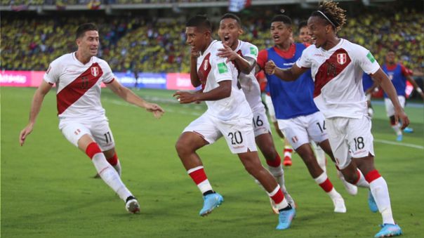 Perú venció a Colombia en Barranquilla el 28 de enero del 2022. 