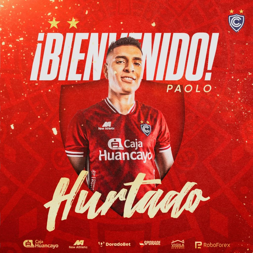 Presentación de Paolo Hurtado como nuevo jugador de Cienciano. 
