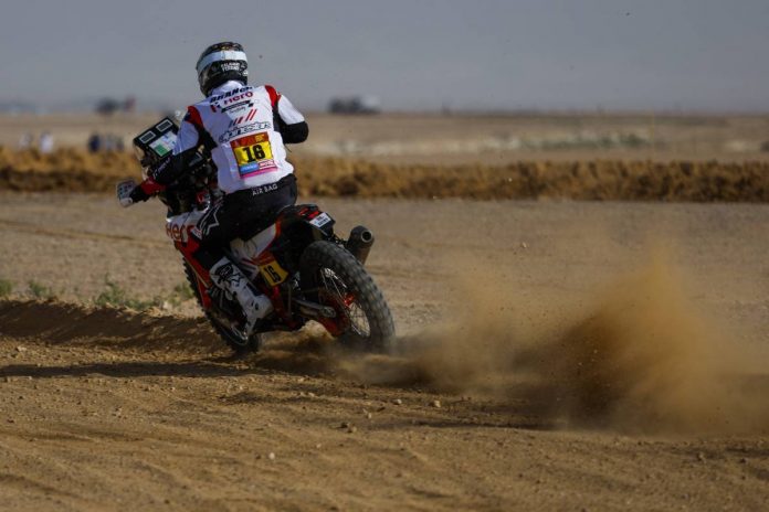 Ross Branch fue el más rápido de la Etapa 10 del Rally Dakar.