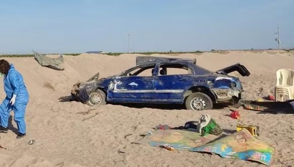 Tacna: Un muerto y cinco heridos deja despiste de automóvil en la Panamericana Sur