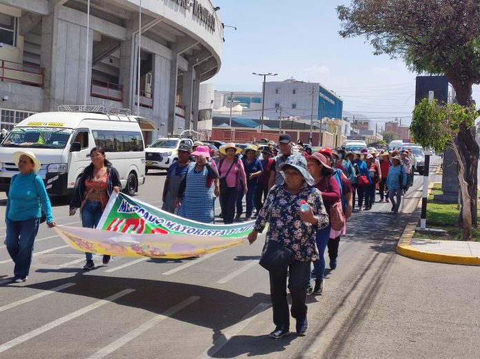 Moquegua: Comerciantes se suman a las protestas en contra del gobierno de Dina Boluarte