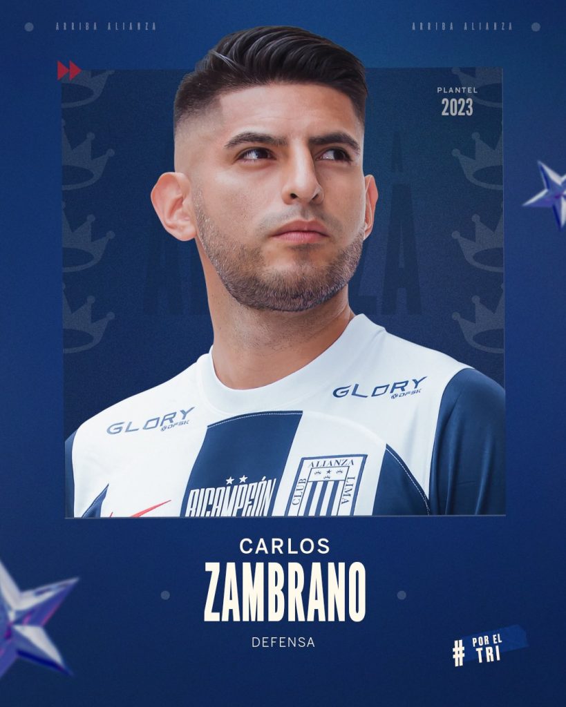 Alianza Lima sorprendió a sus hinchas en la Tarde Blanquiazul, presentando a Carlos Zambrano como nuevo jugador. 