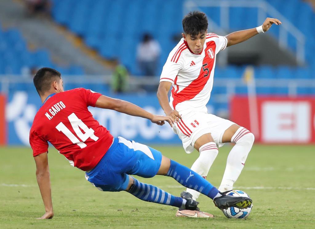 La Selección Peruana perdió 1-0 con Paraguay en el Sudamericano SUB-20.