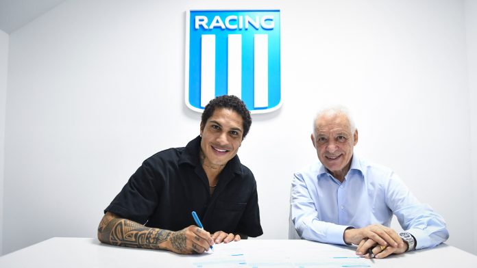 Racing Club anunció a Paolo Guerrero como su nuevo jugador.