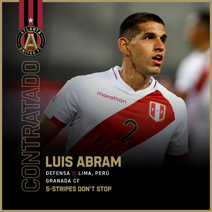Anuncio oficial del Atlanta United sobre la contratación de Luis Abram.