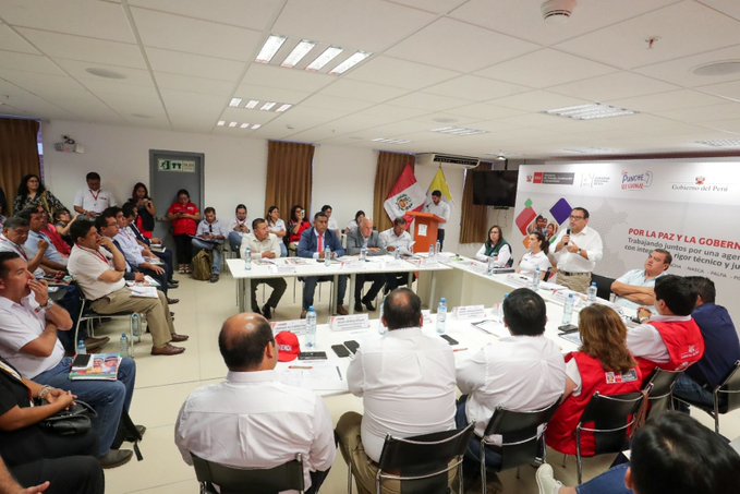 El PCM, Alberto Otárola en reunión con autoridades de Ica.