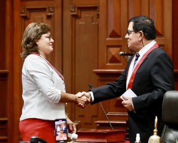 Silvia Monteza asume  la segunda vicepresidencia del Congreso de la República.