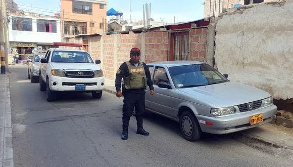 Tacna: Hallan patrullero que robaron al frontis del Poder Judicial