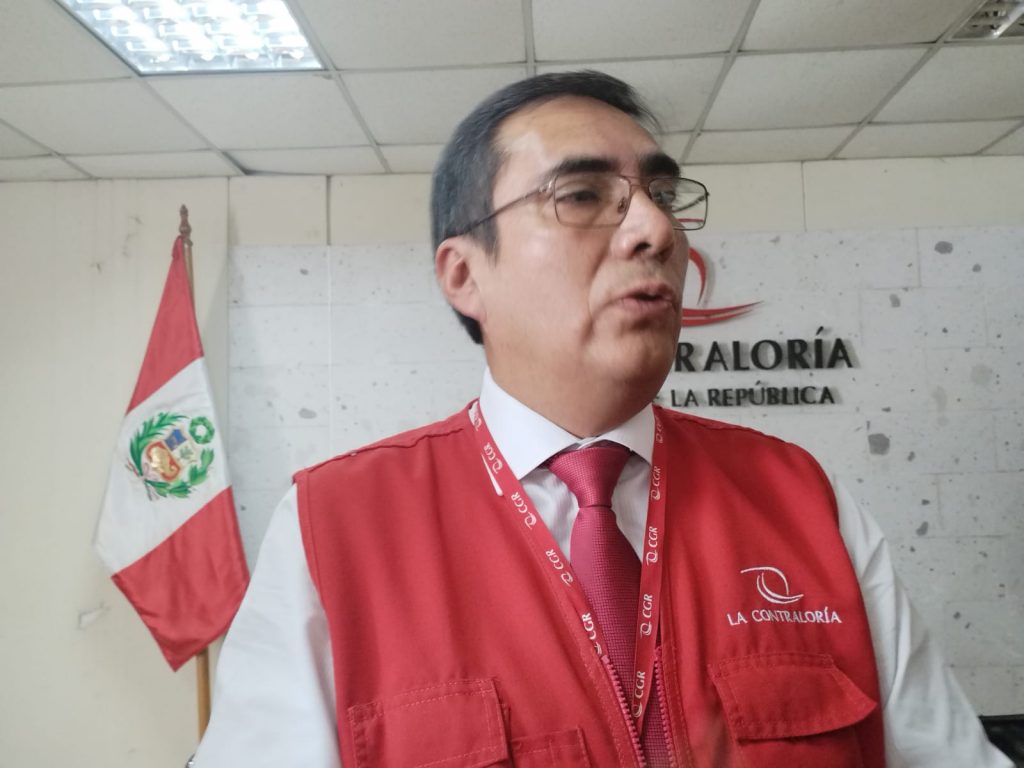 Gerente Regional de Control de Arequipa, Hugo Ponce Cámara.