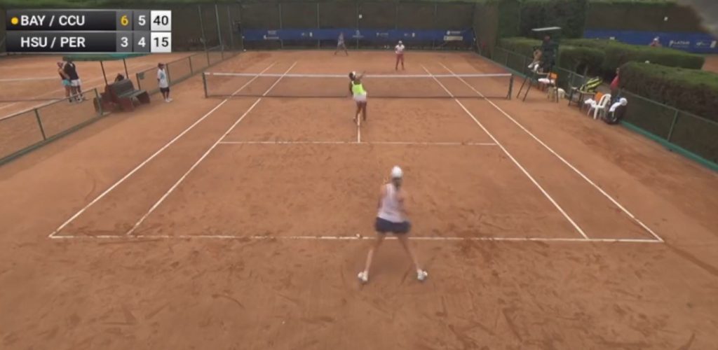 Partido de tenista arequipeña en Colombia. 