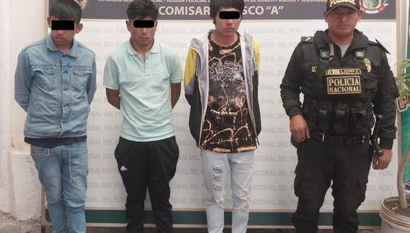 Cusco: Desarticulan banda criminal acusada de asaltar a transeúntes en el Cercado