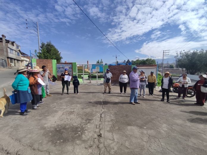 Sachaca: Vecinos del sector Santa María de Guadalupe protestan por la falta de transporte público