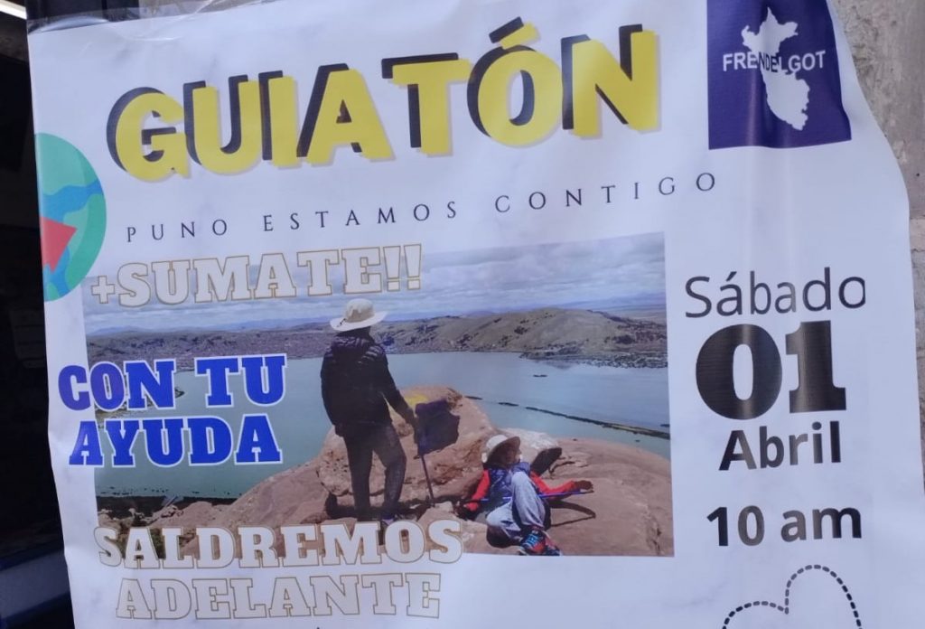 Guías de turismo independientes organizan colecta para apoyar a sus colegas de Puno