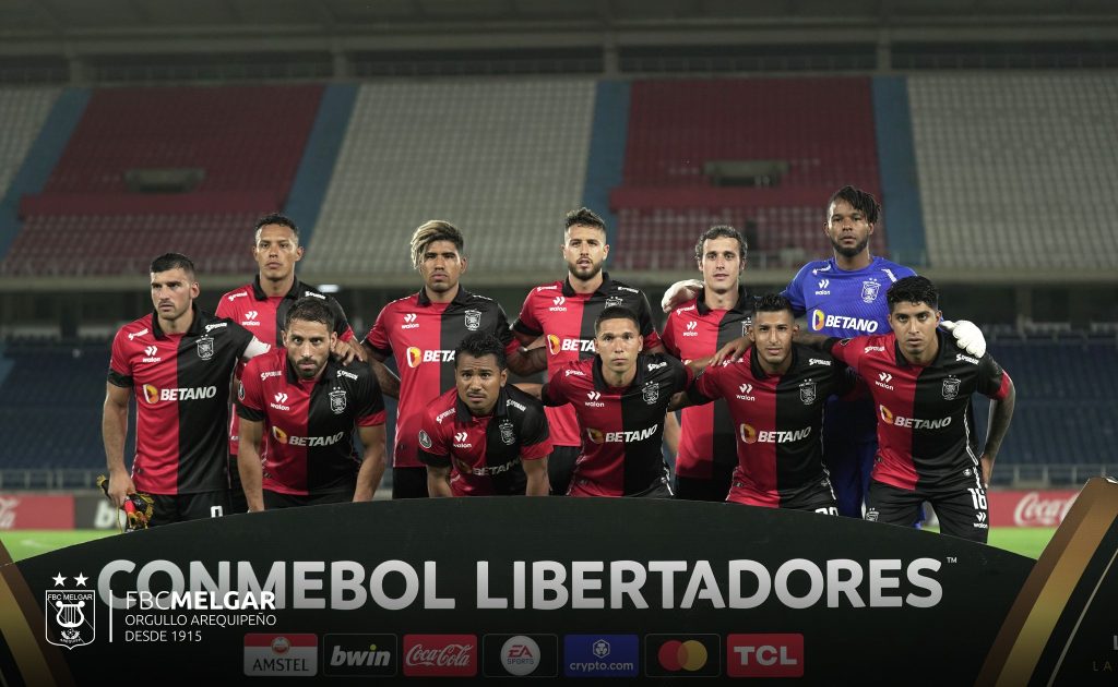 Equipo titular de Melgar en Barranquilla ante Atlético Nacional por la fecha 2 de la Libertadores.