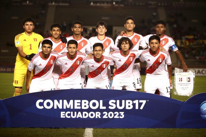 Equipo peruano con el que finalizó el Sudamericano SUB-17.