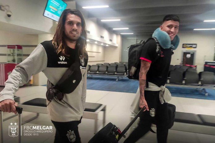 Jugadores de Melgar arribaron a Colombia.