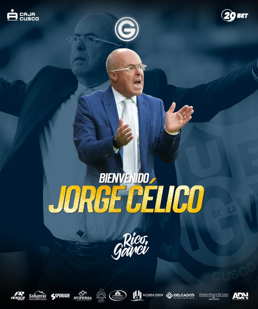 Anuncio Oficial de Jorge Célico como nuevo DT de Deportivo Garcilaso del Cusco.