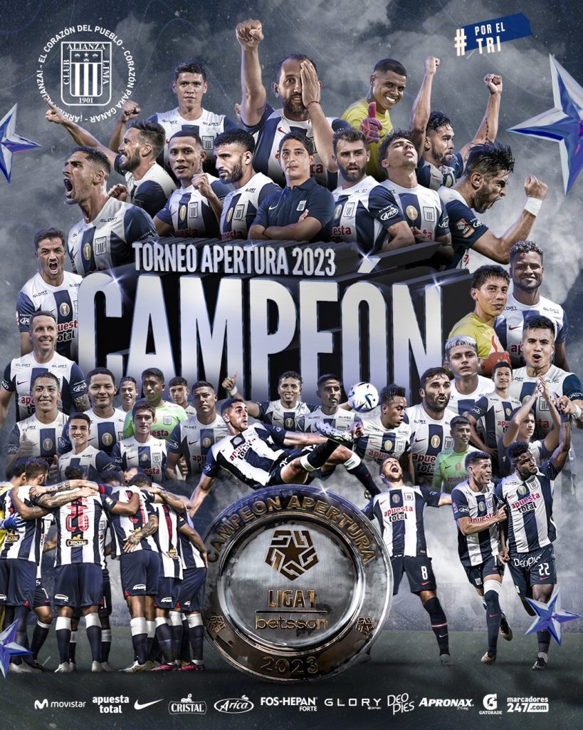 Alianza Lima ganó el Torneo Apertura.