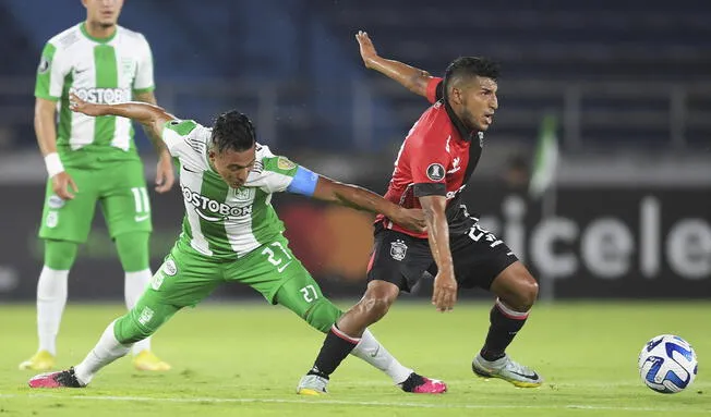 Melgar cayó con Atlético Nacional en Barranquilla.