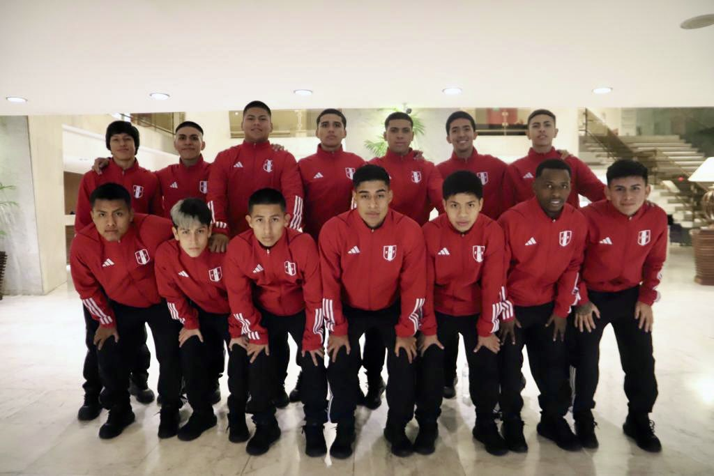Selección Peruana Sub-17 en Asunción, previo para el Sudamericano en Paraguay.