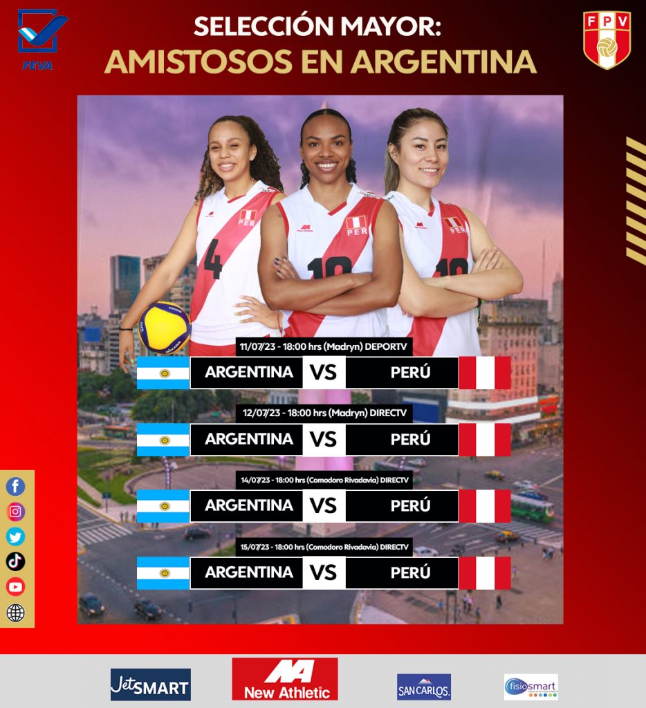 Amistosos de la Selección Peruana en Argentina.