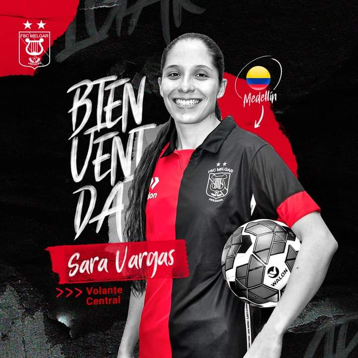 FBC Melgar anunció la llegada de Sara Vargas, desde Medellín, Colombia. 