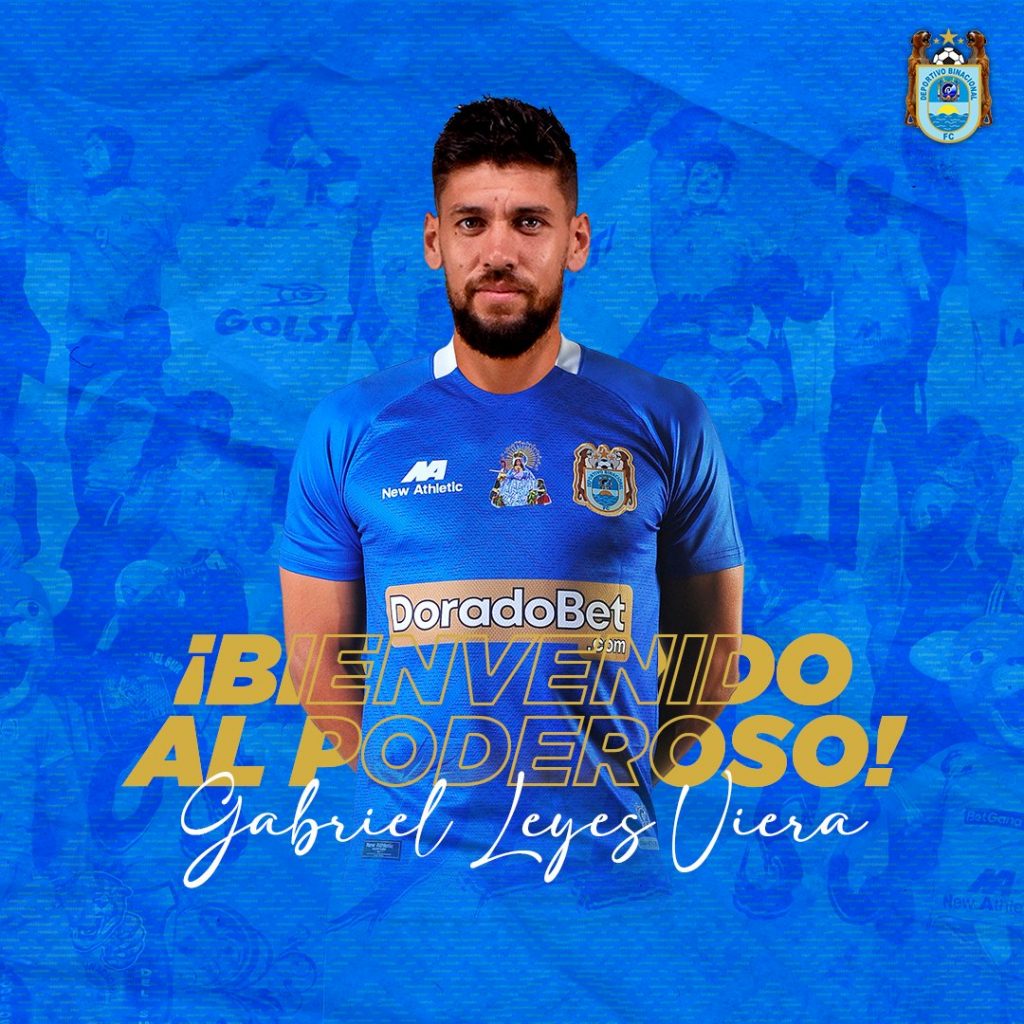 Anuncio oficial de Deportivo Binacional sobre la llegada de Gabriel Leyes.